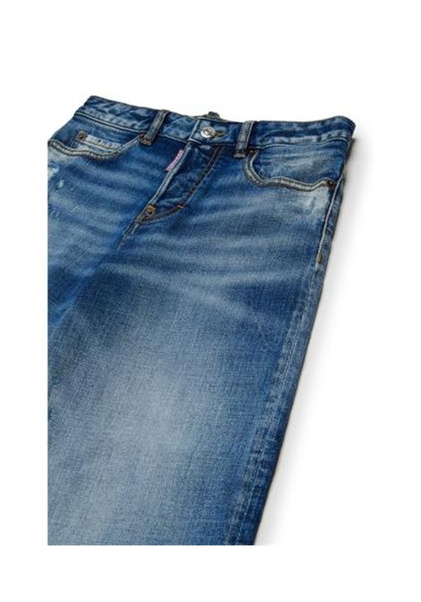 Jeans sfrangiato DSQUARED2 JUNIOR | DQ3577 D0AHRDQ01